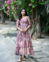 MISTY2-HEAVY FANCY LONG WESTERN DRESS