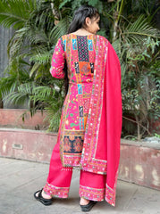 TUHI HEAVY FANCY CHILDREN PAIR WITH DUPATTA SET
