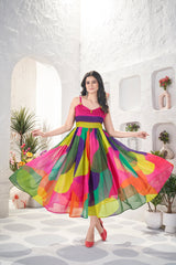 Rangrez Long Western Dress