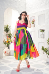 Rangrez Long Western Dress
