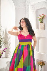 Rangrez Long Western Dress