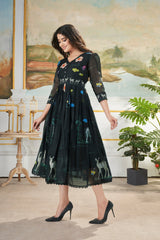 AARVI LONG WESTERN DRESS