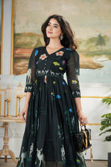 AARVI LONG WESTERN DRESS