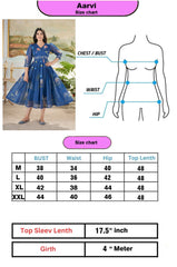 AARVI LONG WESTERN DRESS