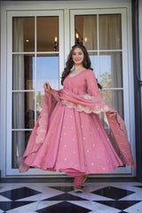 BANDHANI ANARKALI PAIR WITH DUPATTA SET