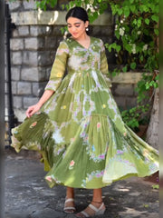 Maahi- Heavy Fancy Long Western Dress