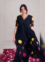 Kala-Fancy Kurti With Plazzo Sent