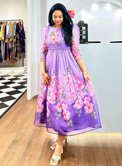 Morvi Long Western Dress