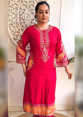 PIYAA-Embroidered Suit Set