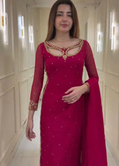 Qutee -Heavy Fancy Pair With Dupatta Set