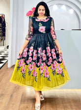 Sayani-Long Fancy Western Dress