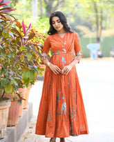 Ghori Long Indo-Western Dress
