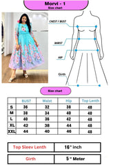 Morvi Long Western Dress