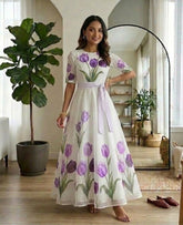 Saisha-Long Western Dress