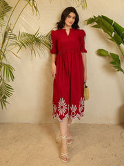 Henna - Elegent Midi Western Wear