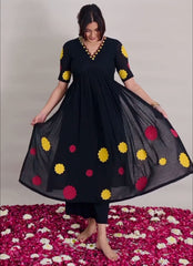 Kala-Fancy Kurti With Plazzo Sent