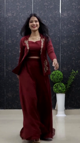 Mouly-Three Piece Suit (Top + Bottom + Jacket Style)