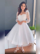 Noor' Tea-Length Fit-and-Flare western Dress