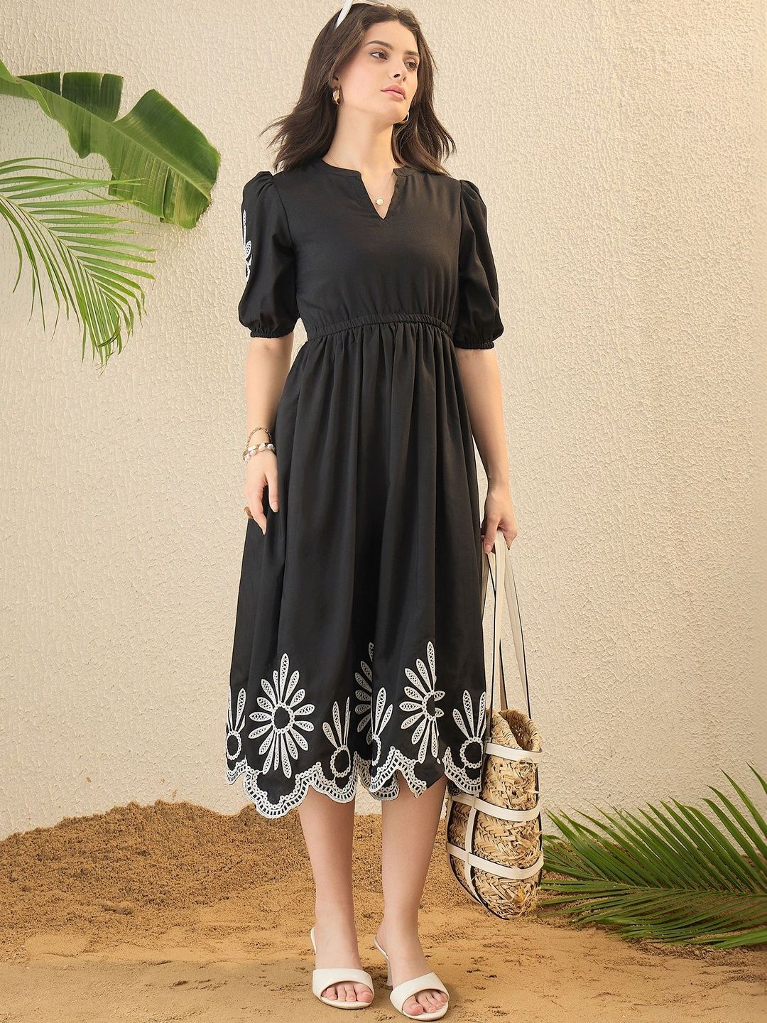 Henna - Elegent Midi Western Wear