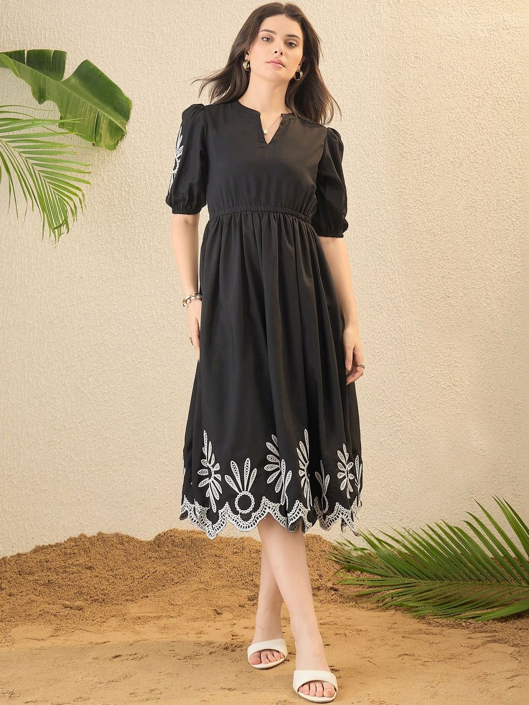 Henna - Elegent Midi Western Wear