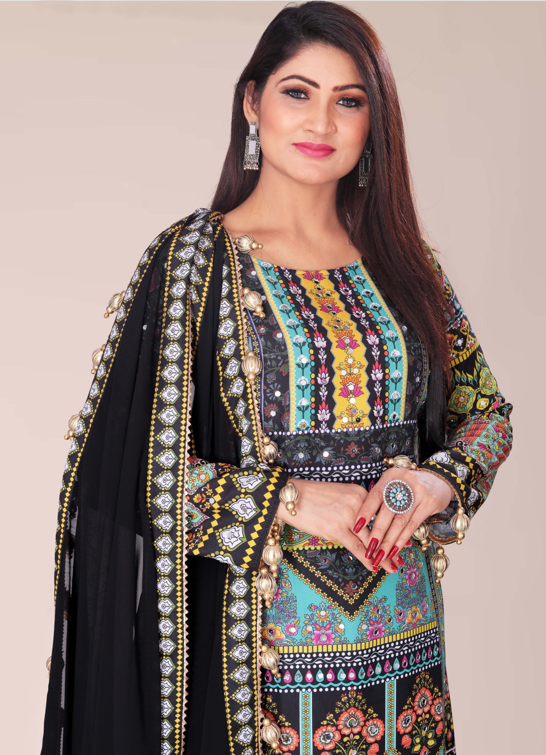 TUHI 2 HEAVY FANCY PAIR WITH DUPATTA SET