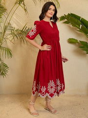 Henna - Elegent Midi Western Wear