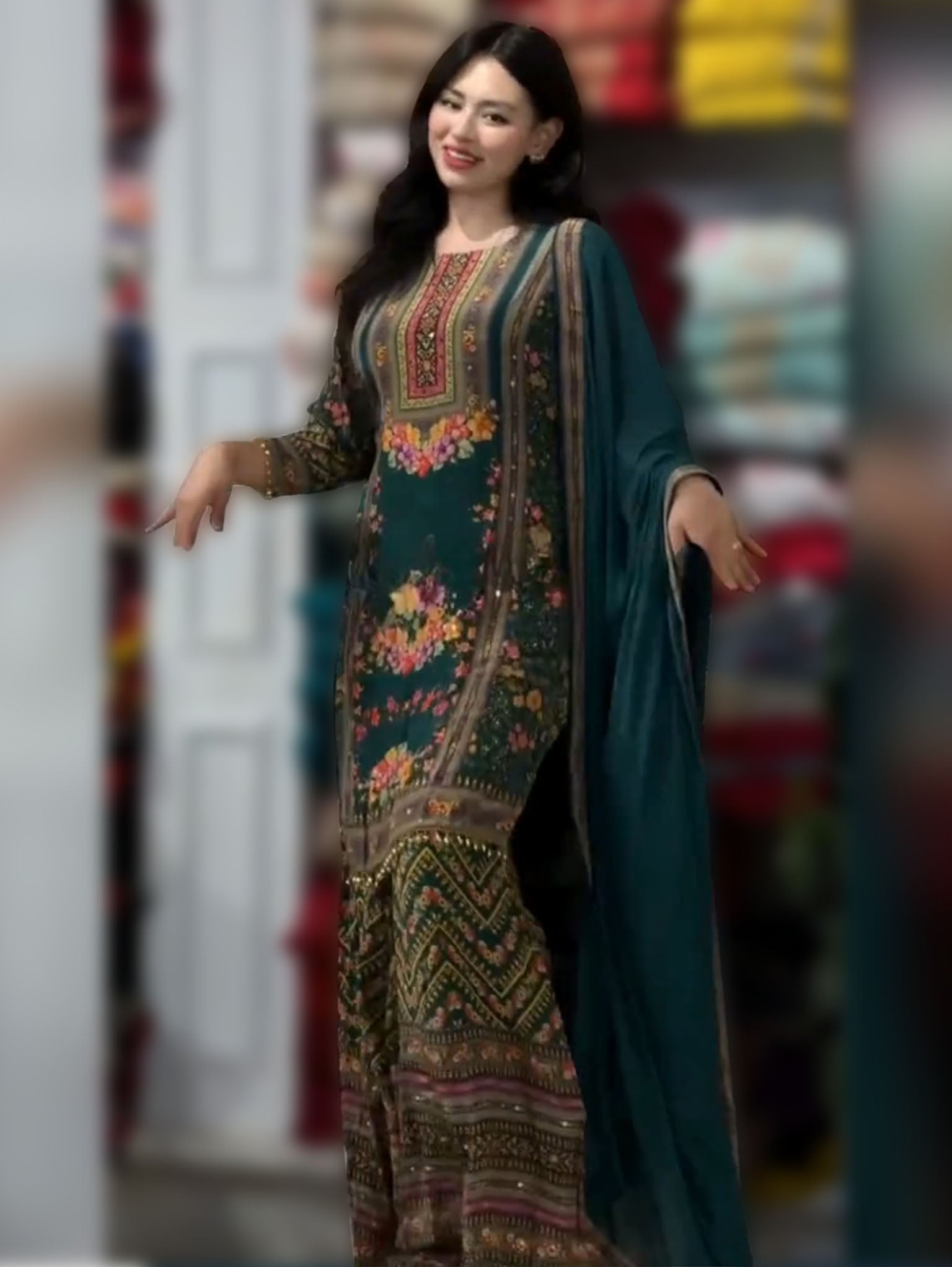 Aapsee  Pakistani Heavy Fancy Plazzo Pair With Dupatta  Set