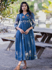 AARVI LONG WESTERN  DRESS