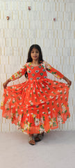 Vihaa kids-Long Western Dress
