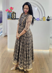 Moyur-Long Western Dress