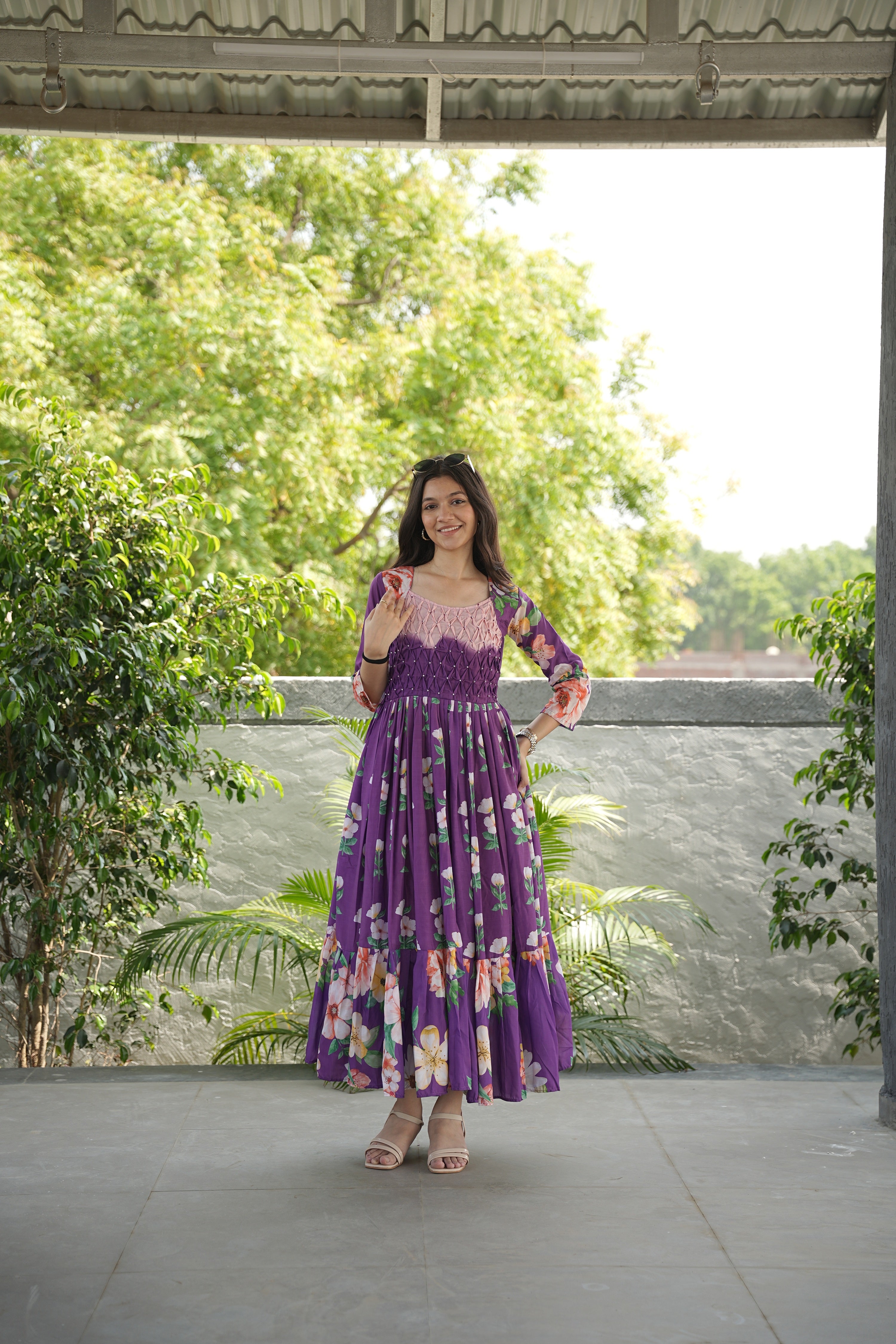 Rusti-Long Wester Wear Gown