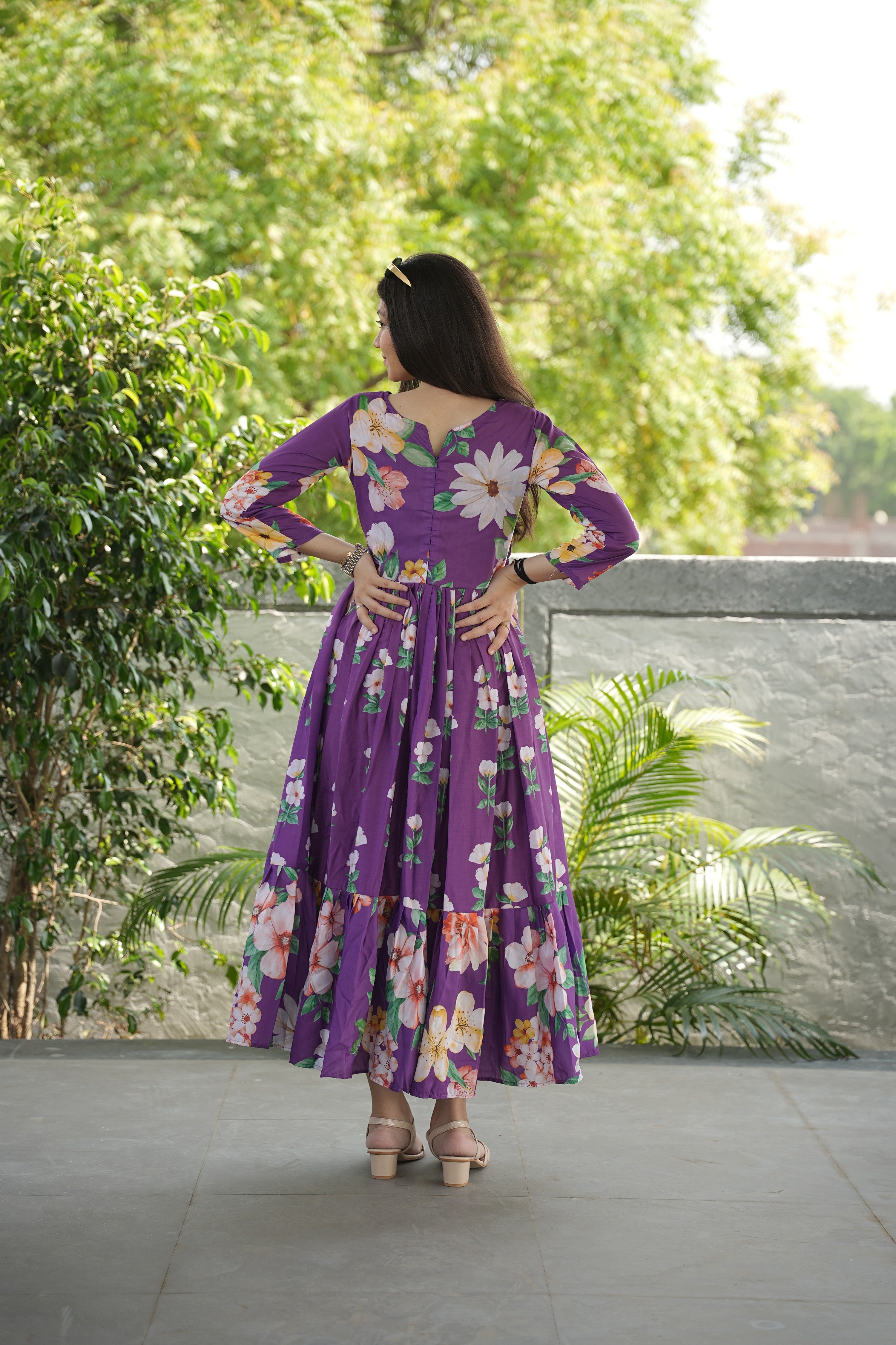 Rusti-Long Wester Wear Gown