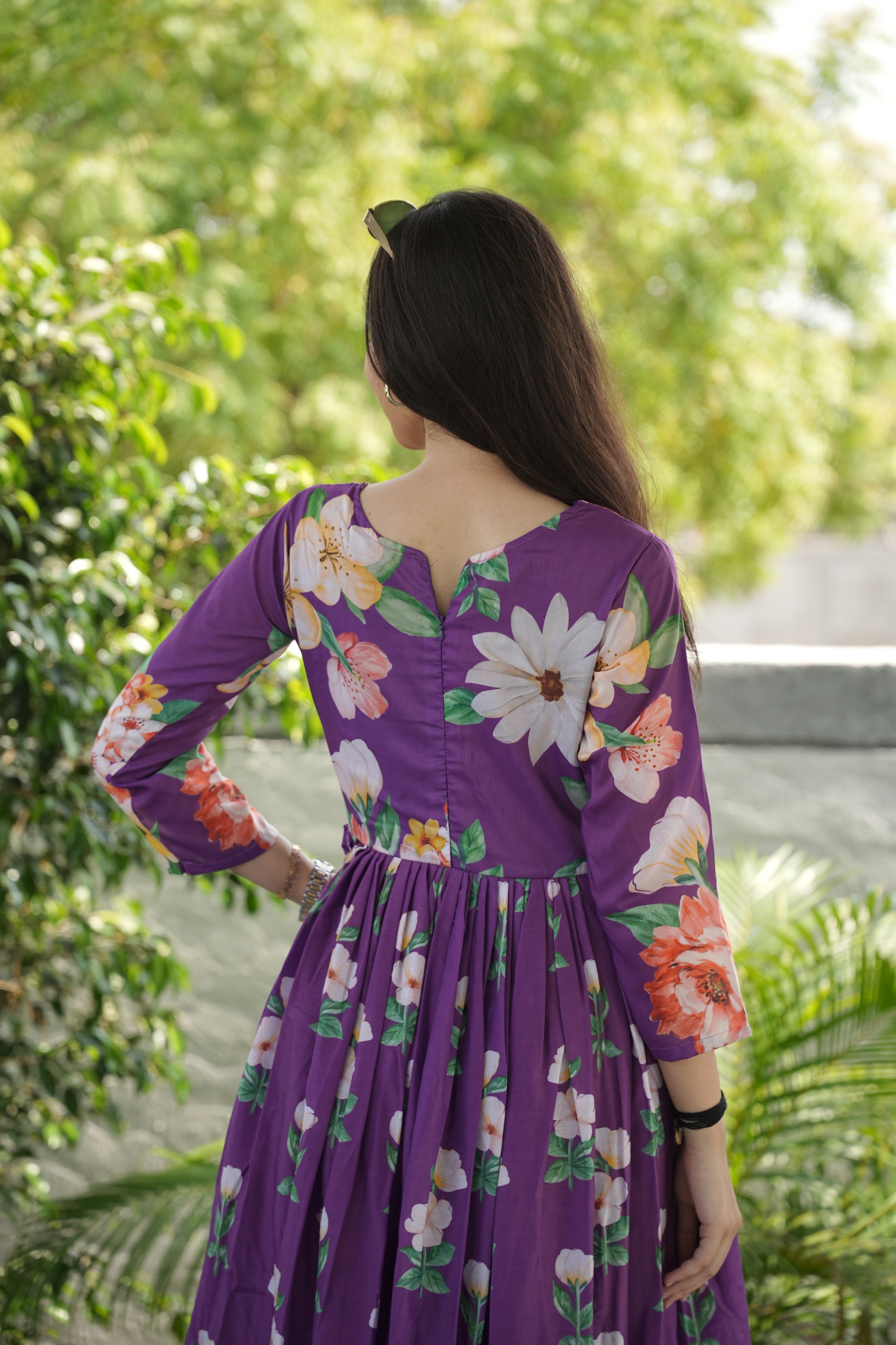 Rusti-Long Wester Wear Gown