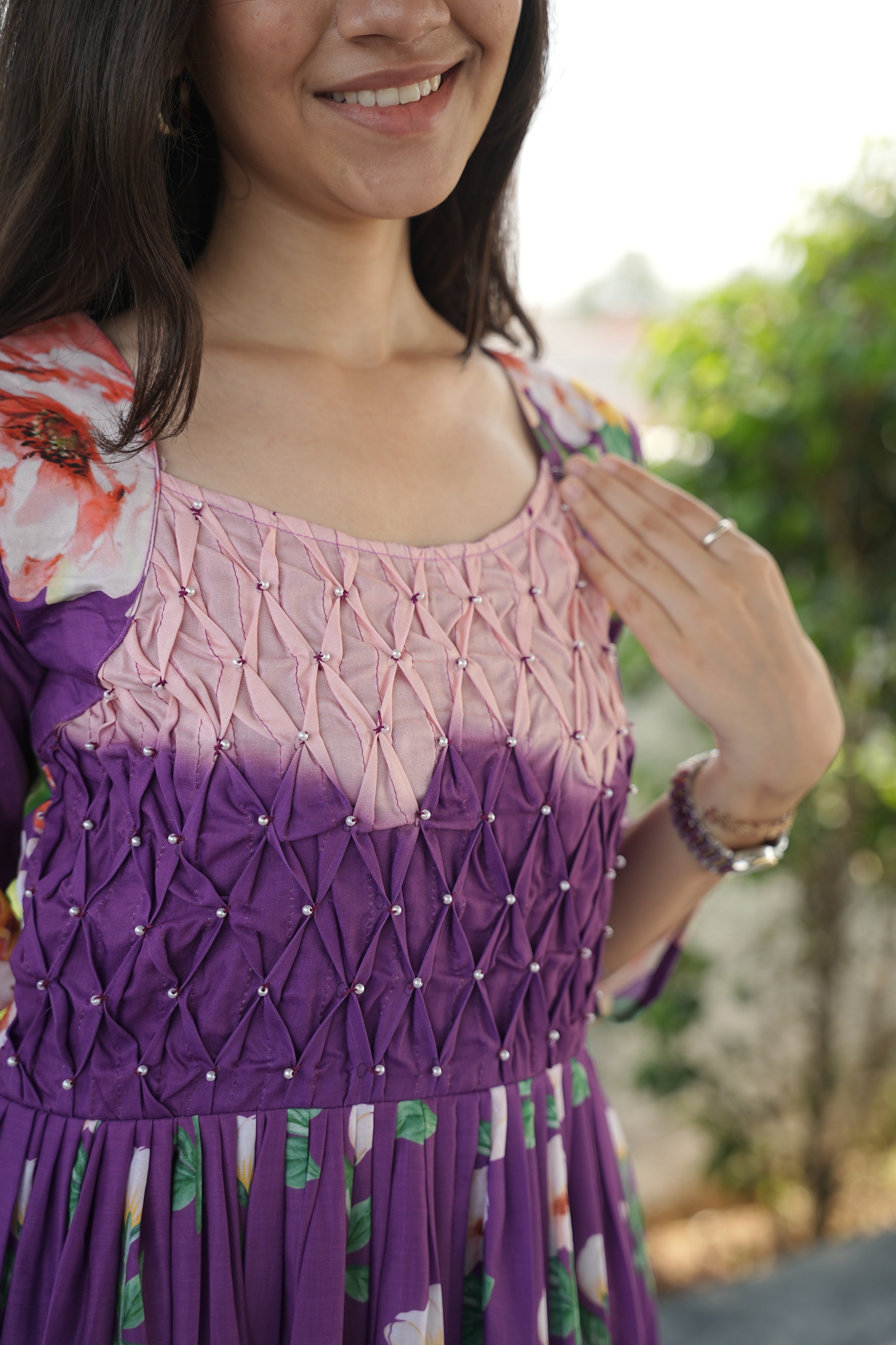 Rusti-Long Wester Wear Gown