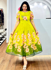 Sayani-Long  Fancy Western Dress