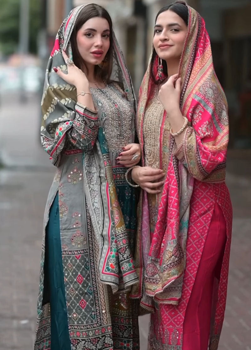 HOOWA HEAVY FANCY PAIR WITH DUPATTA SET