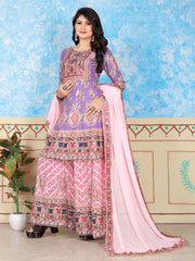 FIZA HEAVY ANARKALI DESIGNER SARARA PAIR