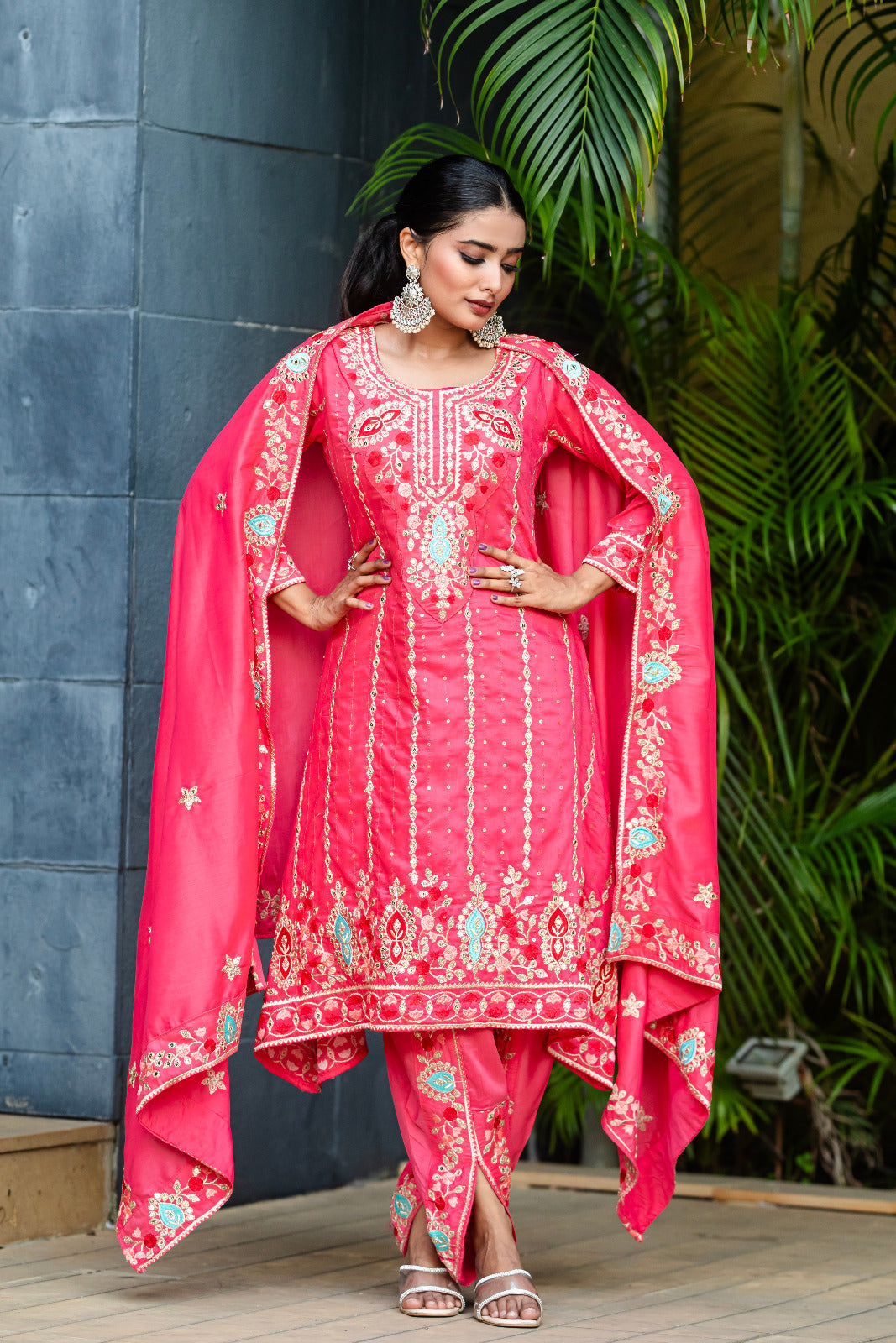 NIVA HEAVY FANCY SUIT PAIR WITH DUPATTA SET