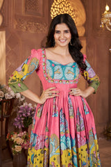 Meera-Long Western Dress