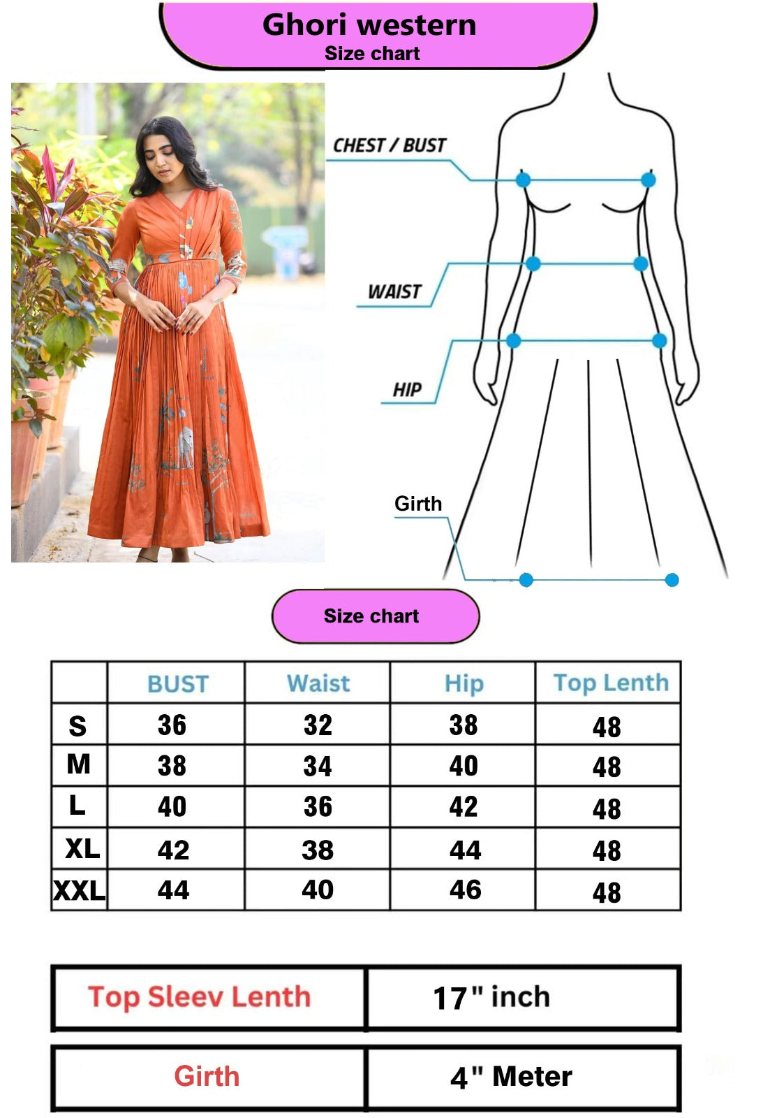 Ghori  Long Indo-Western Dress