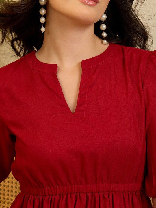 Henna - Elegent Midi Western Wear