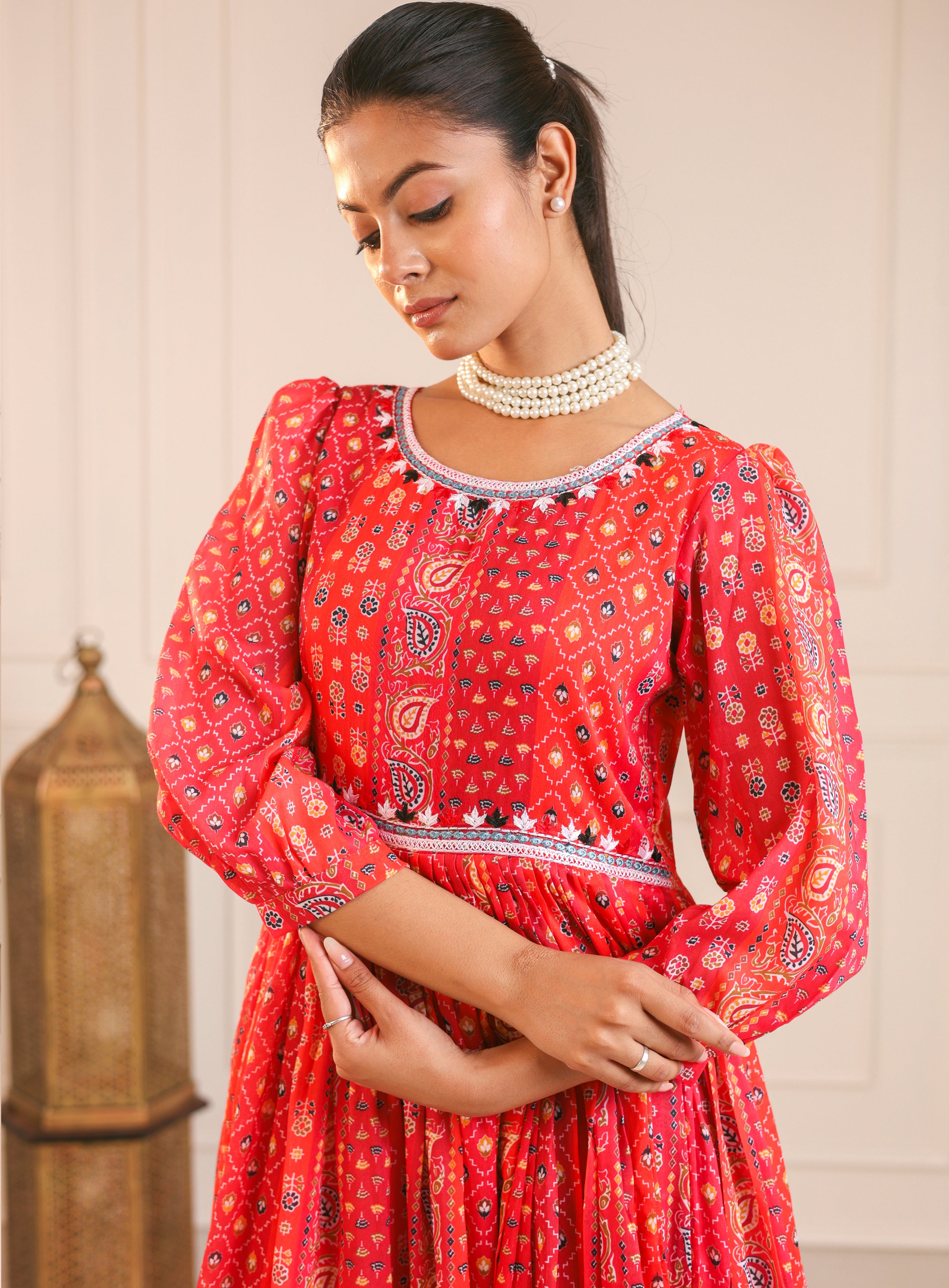 Kali-Long western Gown