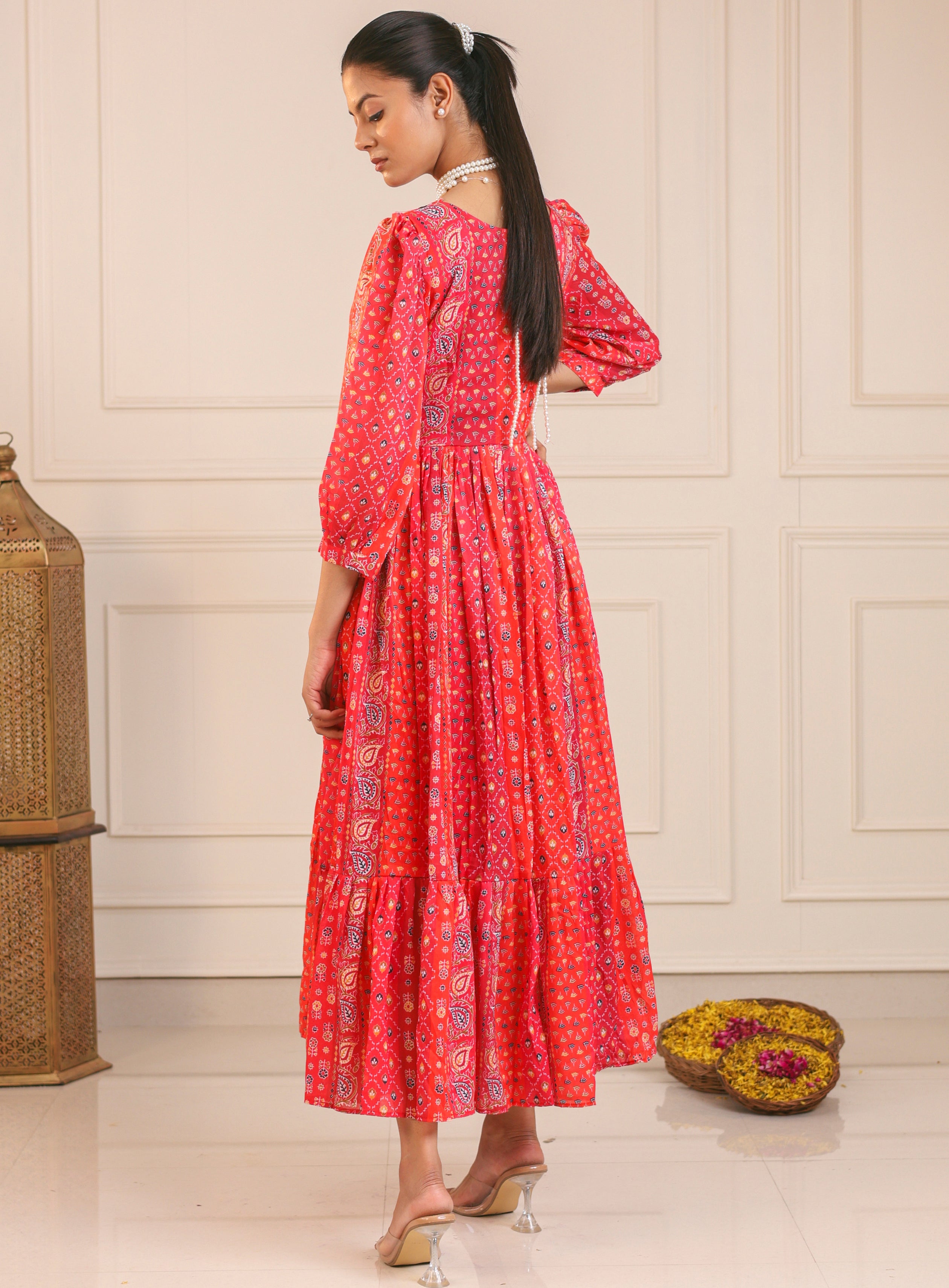 Kali-Long western Gown