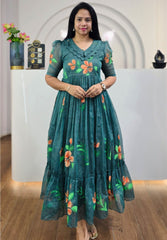 Kalwal- Long Western Dress