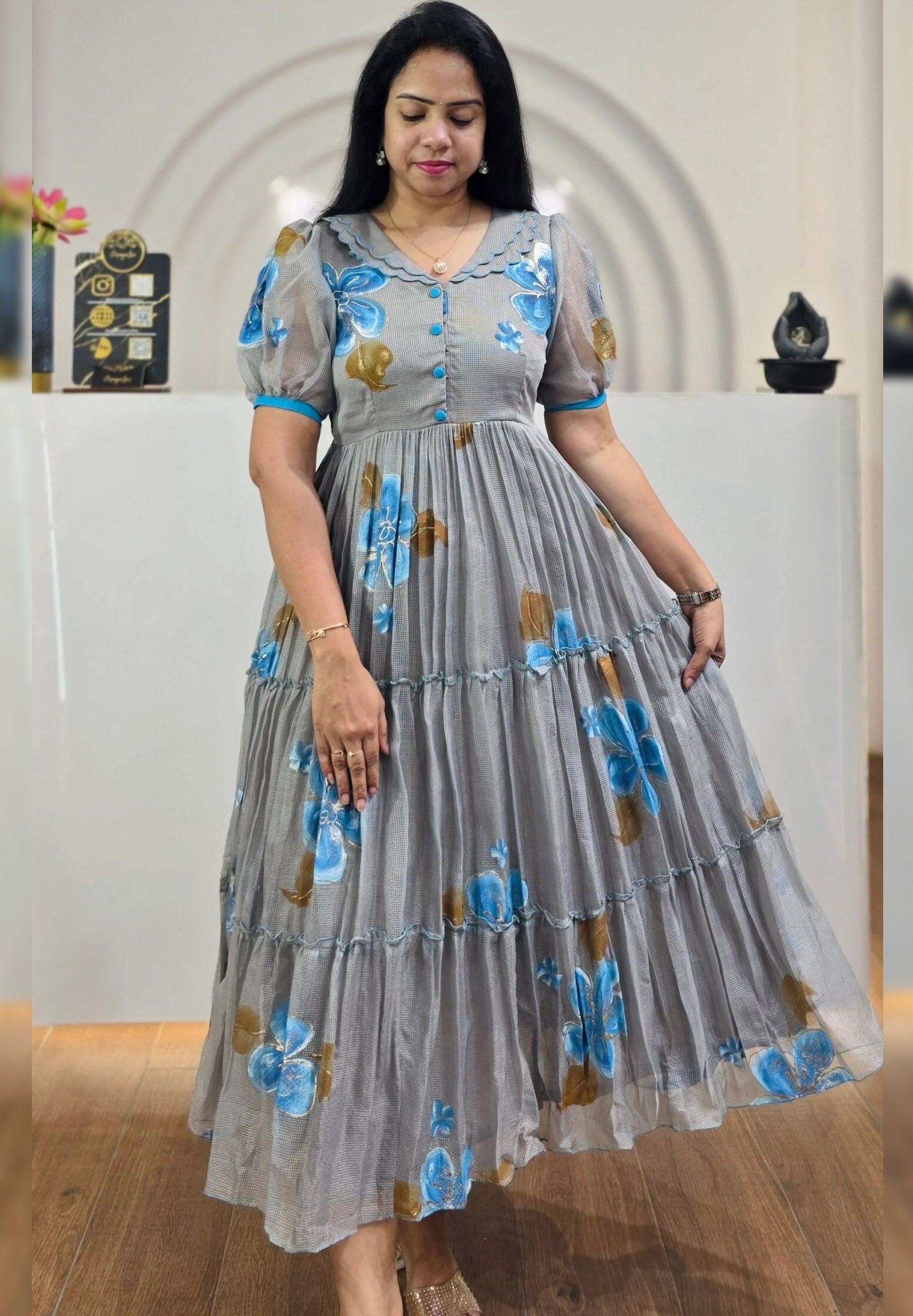 Kalwal- Long Western Dress