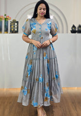 Kalwal- Long Western Dress