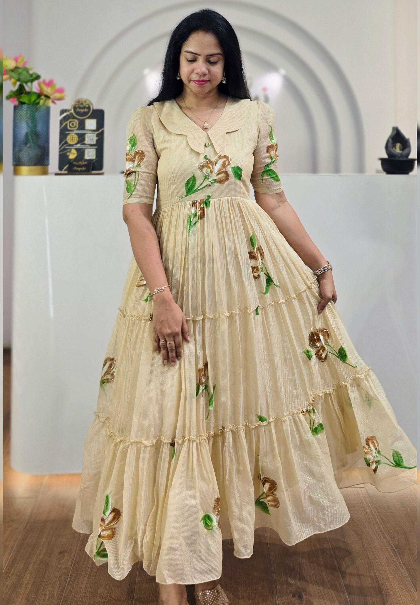 Kalwal- Long Western Dress