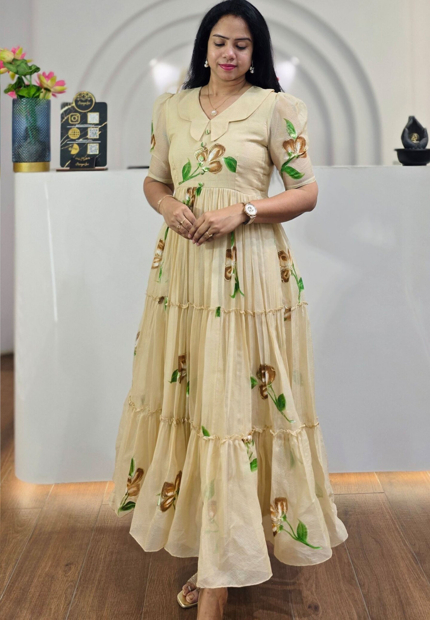 Kalwal- Long Western Dress